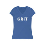 Grit - Women's Jersey Short Sleeve V-Neck Tee