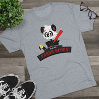 Panda Bears 6U Softball Team - Unisex Tri-Blend Crew Tee