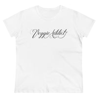 Veggie Addict - Women's Heavy Cotton Tee