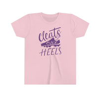 Cleats Over Heels - Youth Short Sleeve Tee