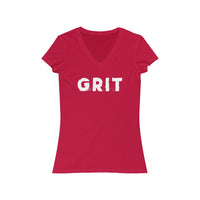 Grit - Women's Jersey Short Sleeve V-Neck Tee