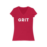 Grit - Women's Jersey Short Sleeve V-Neck Tee