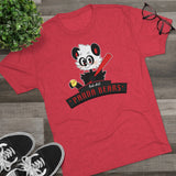 Panda Bears 6U Softball Team - Unisex Tri-Blend Crew Tee