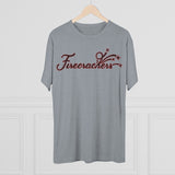 Firecrackers 12U Softball Team - Unisex Tri-Blend Crew Tee