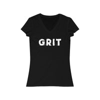 Grit - Women's Jersey Short Sleeve V-Neck Tee