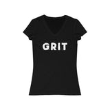 Grit - Women's Jersey Short Sleeve V-Neck Tee