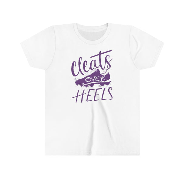 Cleats Over Heels - Youth Short Sleeve Tee