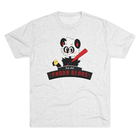 Panda Bears 6U Softball Team - Unisex Tri-Blend Crew Tee