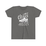 Cleats Over Heels - Youth Short Sleeve Tee