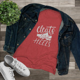 Cleats Over Heels - Women's Triblend Tee