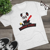 Panda Bears 6U Softball Team - Unisex Tri-Blend Crew Tee