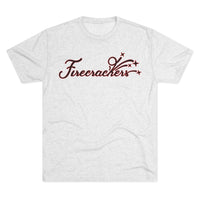 Firecrackers 12U Softball Team - Unisex Tri-Blend Crew Tee