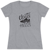 Cleats Over Heels - Women's Triblend Tee